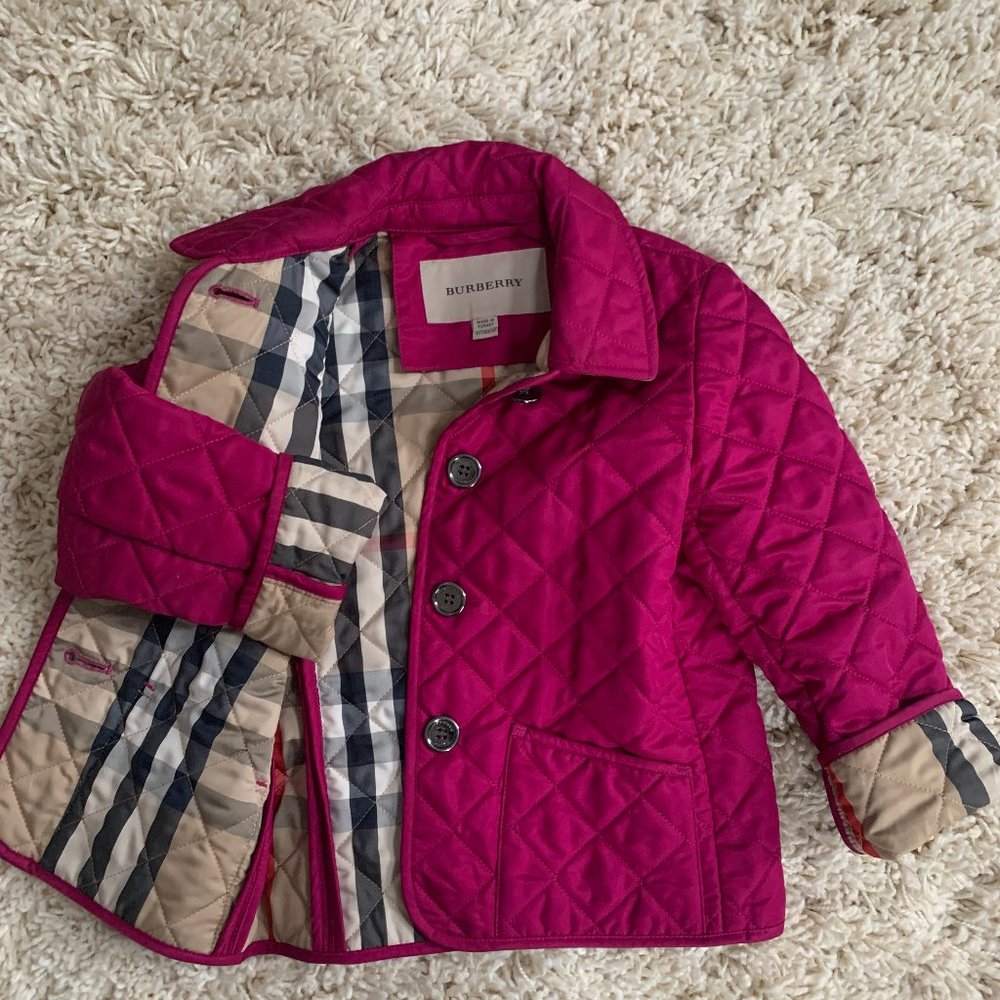 Kids Burberry Lightweight Quilted Jacket